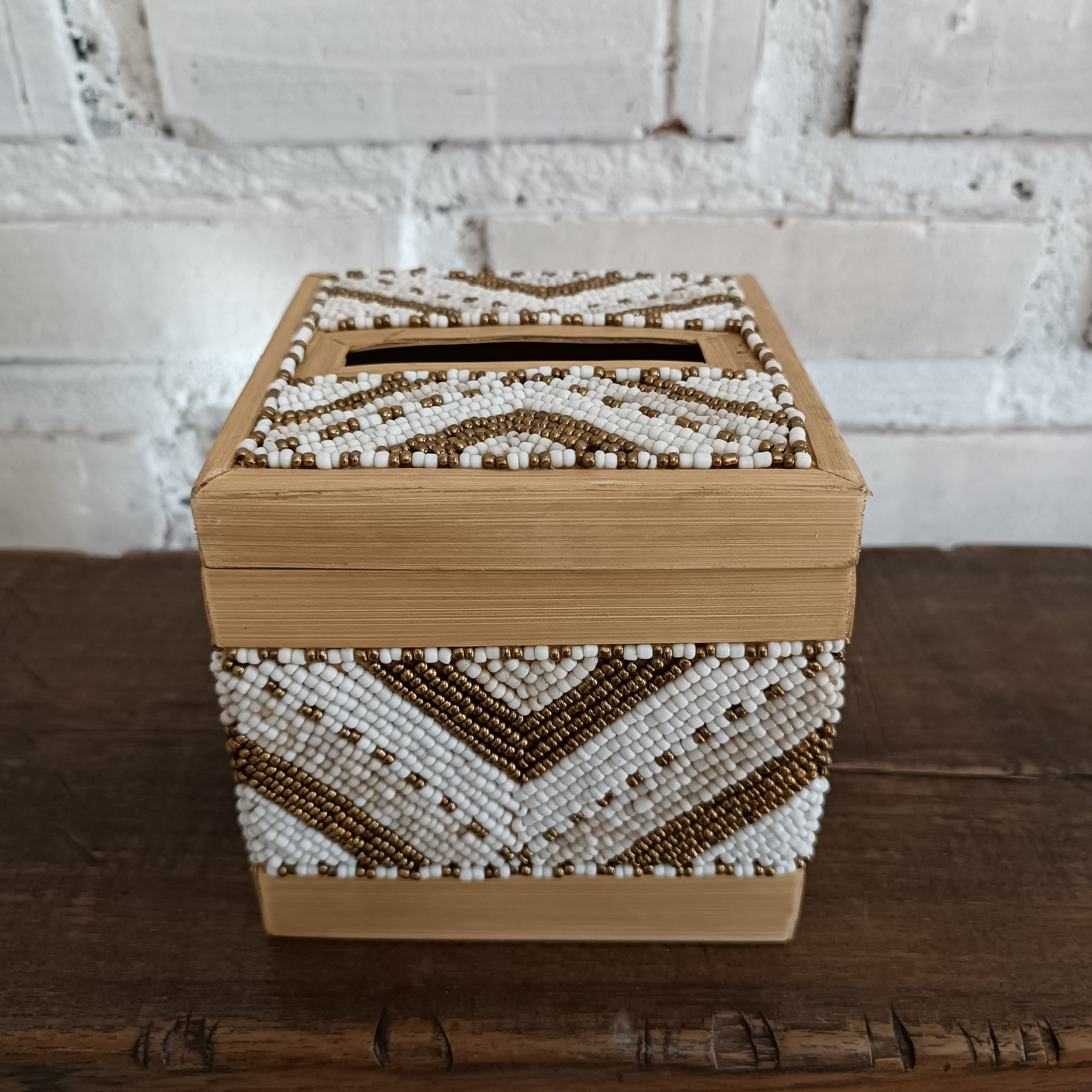 Geometric Handwoven Rattan Storage Box Set of 3｜Lidded Bamboo Organizer｜Boho Decorative Storage Baskets for Home