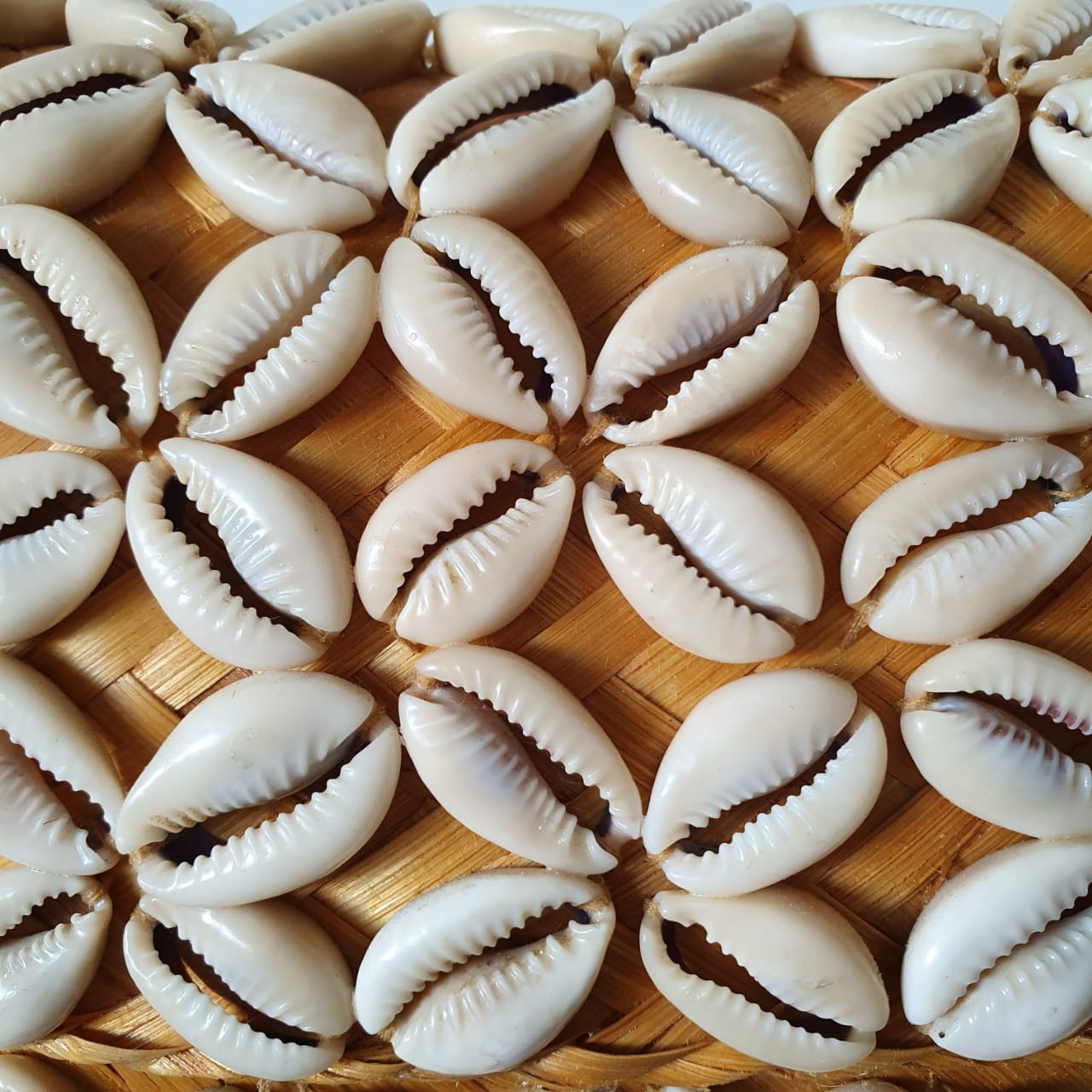 Handwoven Rattan Storage Box Set of 3 with Shell Decoration｜Natural Bamboo Organizer｜Boho Decorative Basket Boxes with Lids